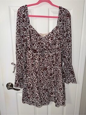 knee length dresses for ladies Fall Adventure Babydoll Corduroy Dress In Rust